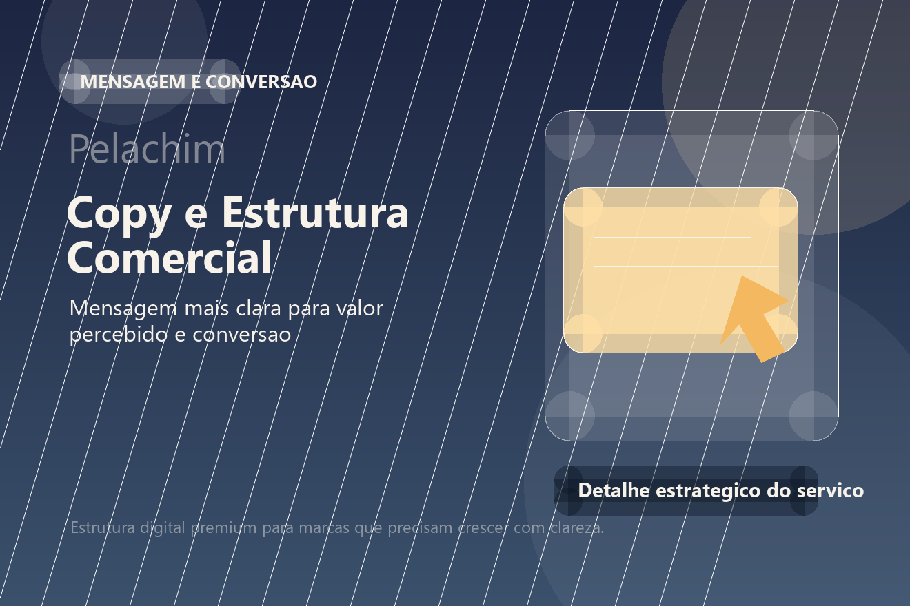 Serviço: Copy + Estrutura Comercial de Página