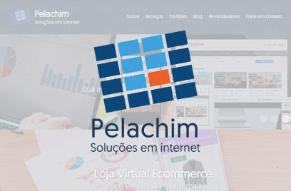 Criação de site para 4º Portfólio Pelachim Design Quarto portfólio de serviços da antiga Pelachim Design, agora Pelachim Soluções em Internet