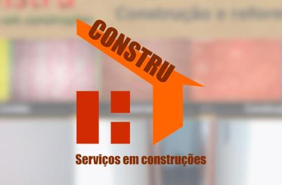 Criação de site para Constru Site institucional para divulgação de serviços em construção civil