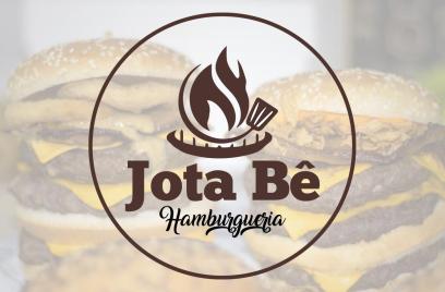 Criação de logo para Jota Bê Hamburgueria Hambúrguer artesanal e salgados