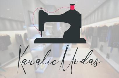 Criação de logo para Kaualic modas Loja online de roupas de qualidade