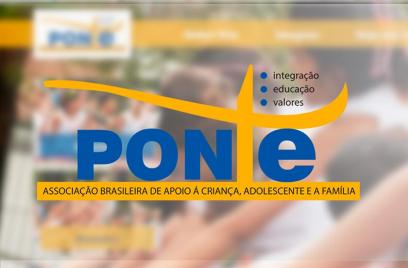 Criação de site para Ponte Associação Brasileira de apoio à Criança, adolescente e família
