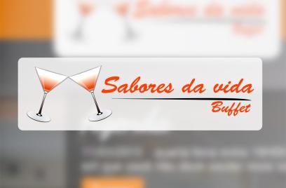 Criação de site para Sabores da vida Buffet Serviços de buffet com salão próprio